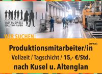 Produktionsmitarbeiter (m/w/d), Tag, 15,- €/Std, Altenglan u. KUS Rheinland-Pfalz - Kusel Vorschau