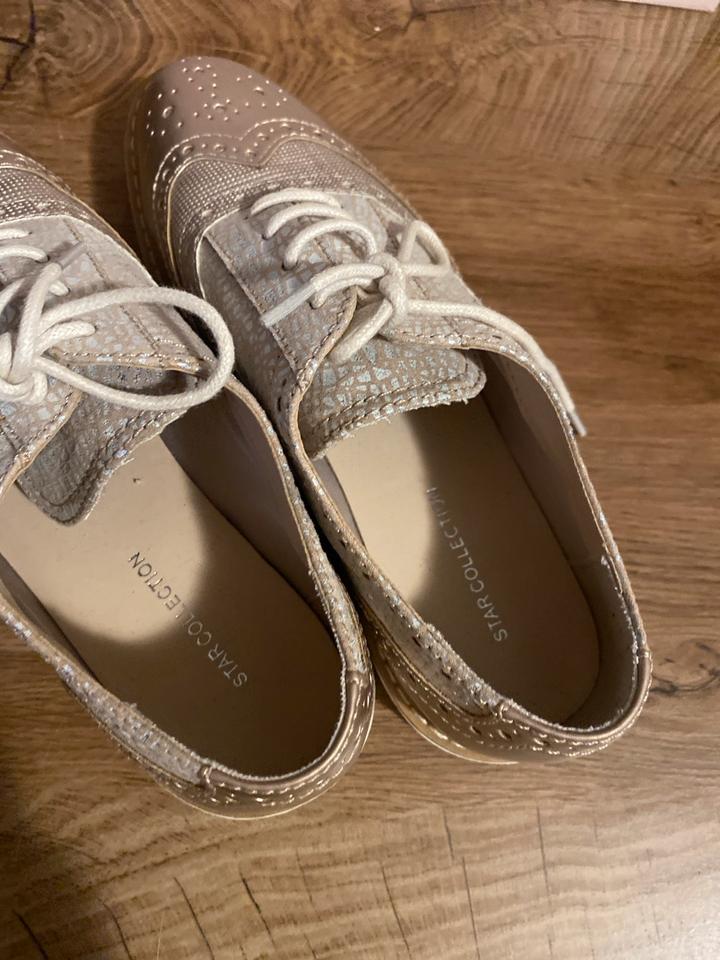Schuhe, Damenschuhe, Gr.36, budapester, Schnürschuhe, Rose Gold in Adendorf