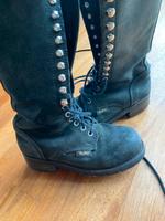 Buffalo Lederstiefel Original 90er schwarz Wildleder Hessen - Buseck Vorschau