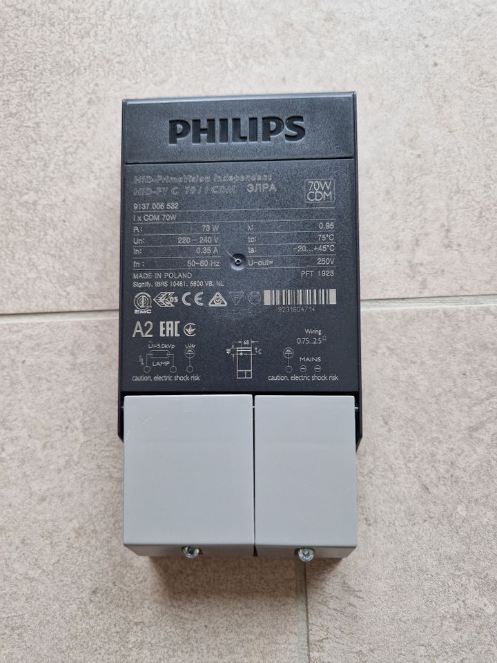 Vorschaltgerät Philips HID-PV C 70/ICDM 70W 3Stück HQI in Teising