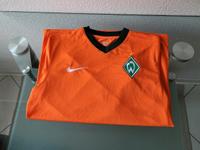 Nike Werder Bremen Fußball Trikot Jersey Orange 2009-2010 Größe L Häfen - Bremerhaven Vorschau