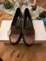 Geox Respira Mokassins Halbschuhe Leder rot/braun 37 neu Nordrhein-Westfalen - Langenfeld Vorschau