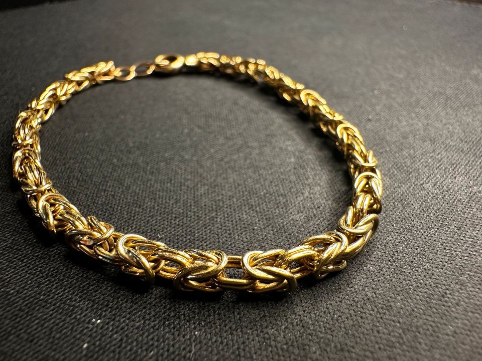 Königskette Armband 585 Gold / 10,9 g in Mühlacker