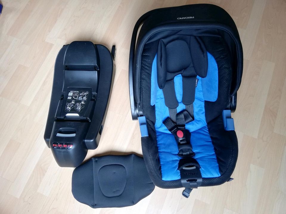 Recaro Privia Babyschale inkl Isofix Top Zustand Maxi Cosi in Bopfingen