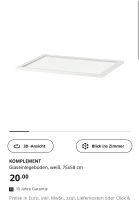 Ikea Komplement 75 x 58 cm Glas Einlage München - Allach-Untermenzing Vorschau