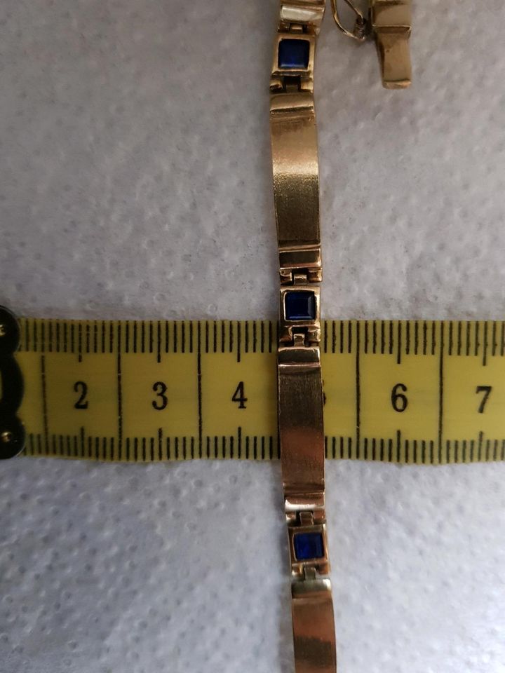 Echt Gold 585 Karat Gelbgold Armband 14.90 Gramm in Bochum