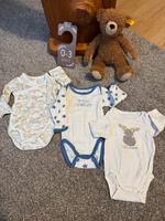 3 x Body Wickelbody weiß Fuchs Elch Sterne Baby Brother H&M Gr 56 Ludwigslust - Landkreis - Dömitz Vorschau