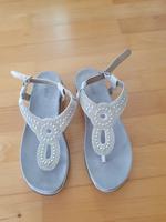 Jana Sandalen neu Gr 39 grau-weiß Sandaletten Berlin - Tempelhof Vorschau
