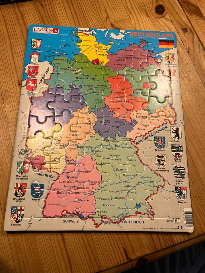 Puzzle - Deutschlandkarte - 48 Teile in Straubenhardt