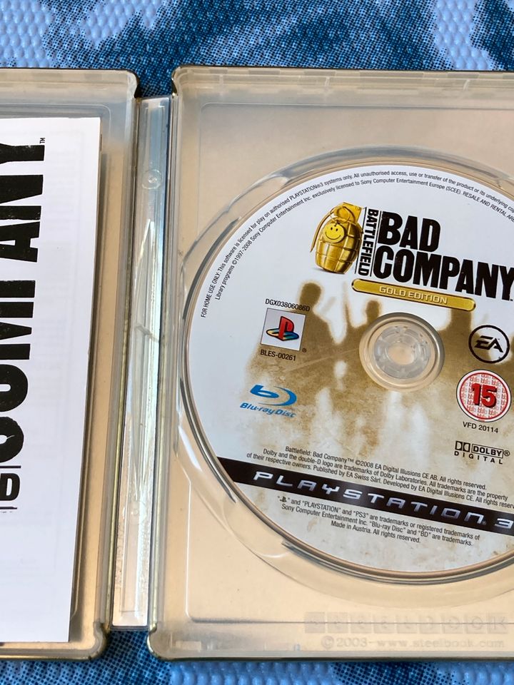 PS3 PlayStation 3 Games Bad Company Blacksite Uncharted in Karlsruhe