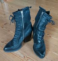 AS98 AIRSTEP Plateau-Stiefeletten Boots 40/41, Leder schwarz Bayern - Riedenburg Vorschau