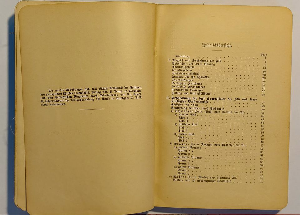 Die Schwabenalb und ihr geologischer Aufbau / 1904 in Kempten