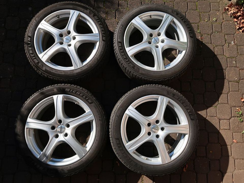 4 Alufelgen 7,5 J x 19 H2 ET50 mit Michelin-Reifen in Hanau