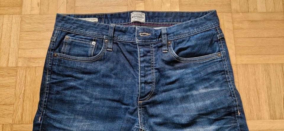 JACK & JONES Clark regular fit Herrenjeans blau W31/L30 in Stuttgart