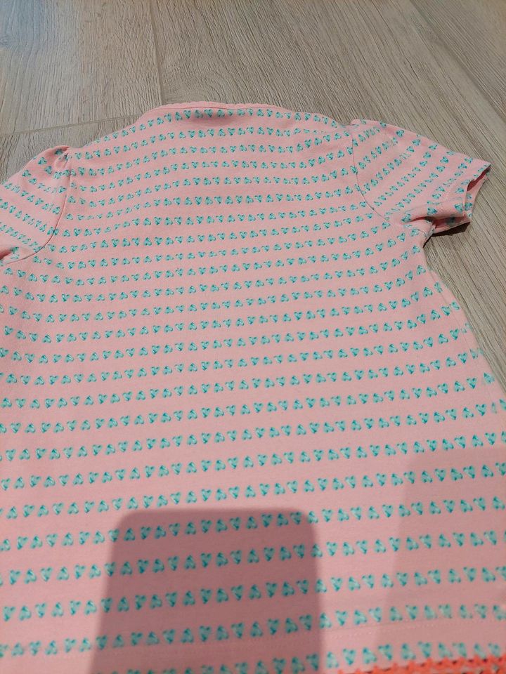 S.Oliver Tshirt Shirt Größe 80 rosa mit Herzen in Traitsching