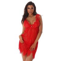 Damen Dessous Lingerie Kleid Spitze Minikleid Rot 40/42 Baden-Württemberg - Stutensee Vorschau