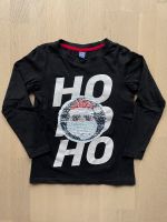 Cooles Wende-Pailletten-Longsleeve „Ho-Ho“ / Gr. 128 Bayern - Gröbenzell Vorschau