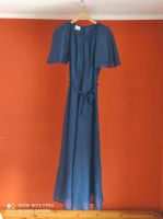Blau weiß gepunktetes Abendkleid Kleid Vintage S 36 Nordrhein-Westfalen - Rheine Vorschau