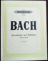 Noten für Klavier, BACH Inoventionen und Sinfonien Baden-Württemberg - Filderstadt Vorschau