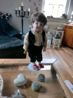 Handgefertigte Puppe Junge Porzellan 48 cm groß Nordrhein-Westfalen - Werdohl Vorschau
