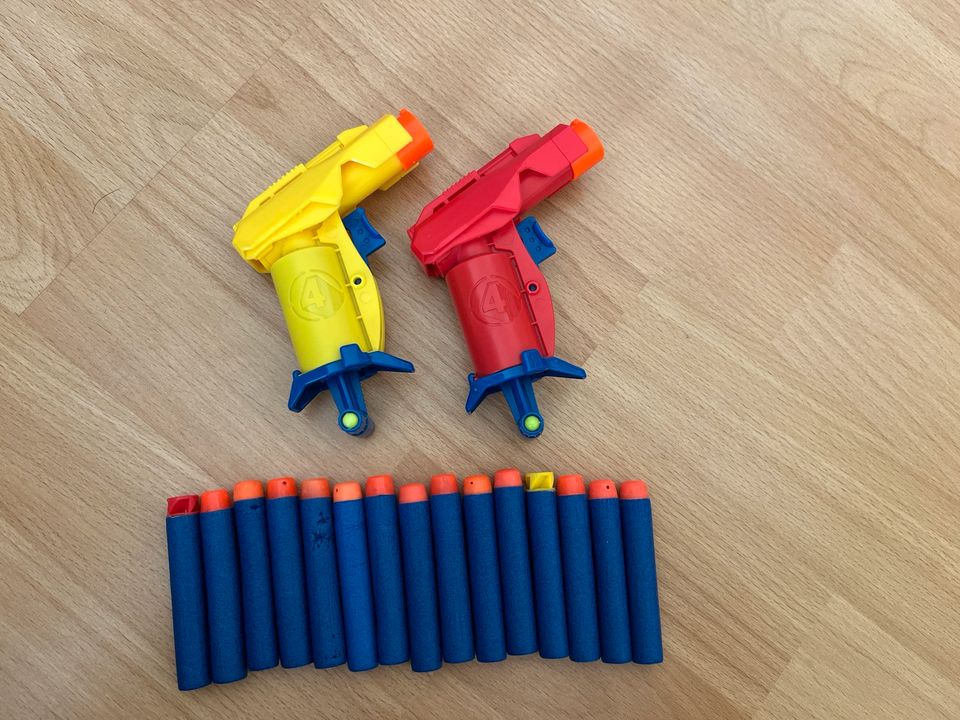 NEU! 2 Mini Nerf Pistolen mit inklusive 10 Pfeilen! in Wörrstadt