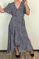 Maxikleid Wickelkleid Kleid Navy/Weiß Einheitsgroße S-XL Thüringen - Weimar Vorschau