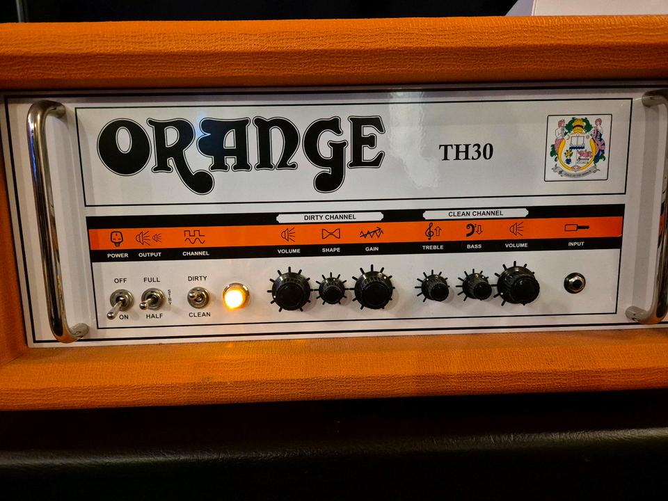 Orange TH-30 Röhrenverstärker Topteil + Jet City box, half stack in Kassel