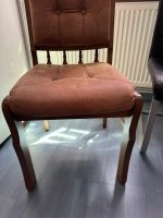Vintage Esszimmerstühle (Sitzkissen u. Lehne in Echtleder) 4 Stck Niedersachsen - Wilhelmshaven Vorschau
