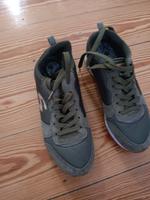 Sneaker v. Skechers olive Gr. 40 Lederschuh Schleswig-Holstein - Kiel Vorschau