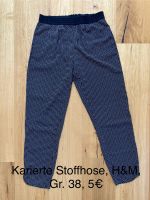 Stoffhose, blau gemustert, Gr. 38, H&m Baden-Württemberg - Unterensingen Vorschau