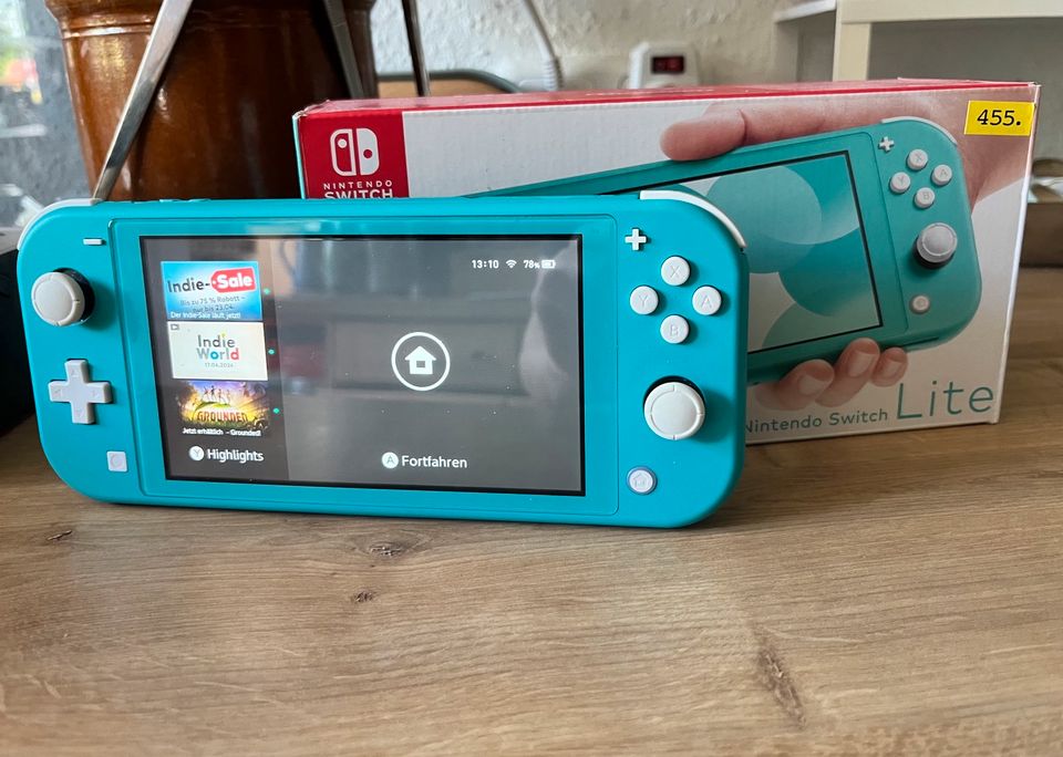 ❤️ NINTENDO Switch Lite inkl. 2 Spiele & Zubehör in Bützow