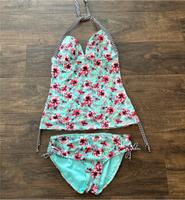 Tankini Set - grün mit Blumen - Gr. 40 42 M - GINA Benotti Nordrhein-Westfalen - Neuss Vorschau