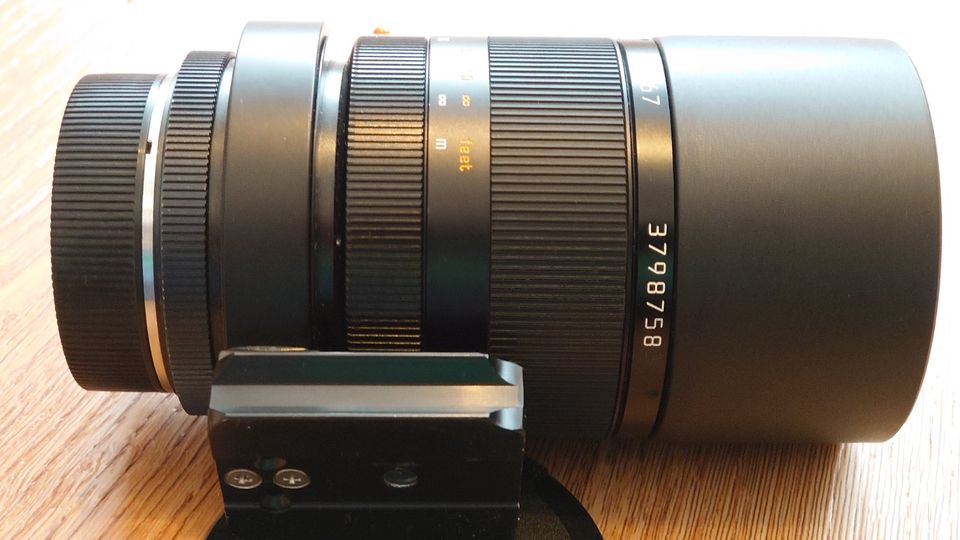 Leica Apo-Elmarit R 180mm f/2.8 ROM inkl. Burzynski Stativschelle in Hamburg