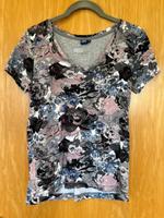 Cecil Shirt Gr. S floral rosa schwarz blau weiß V-Ausschnitt Hessen - Weiterstadt Vorschau