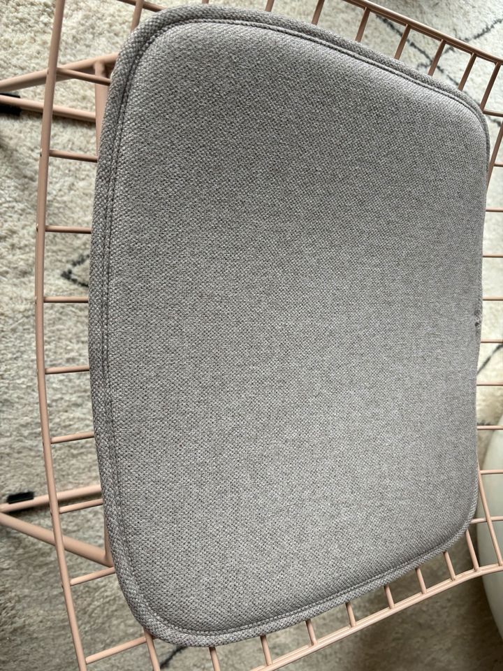 HK Living Wire Chair Metallstuhl mit Polster (abnehmbarer) beige in Berlin