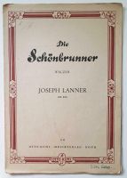 Noten Klavier "Die Schönbrunner" Joseph Lanner Walzer Niedersachsen - Wasbüttel Vorschau