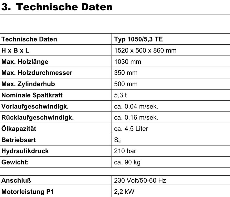 Holzspalter 5,3T zu Vermieten Leihen in Schwanewede