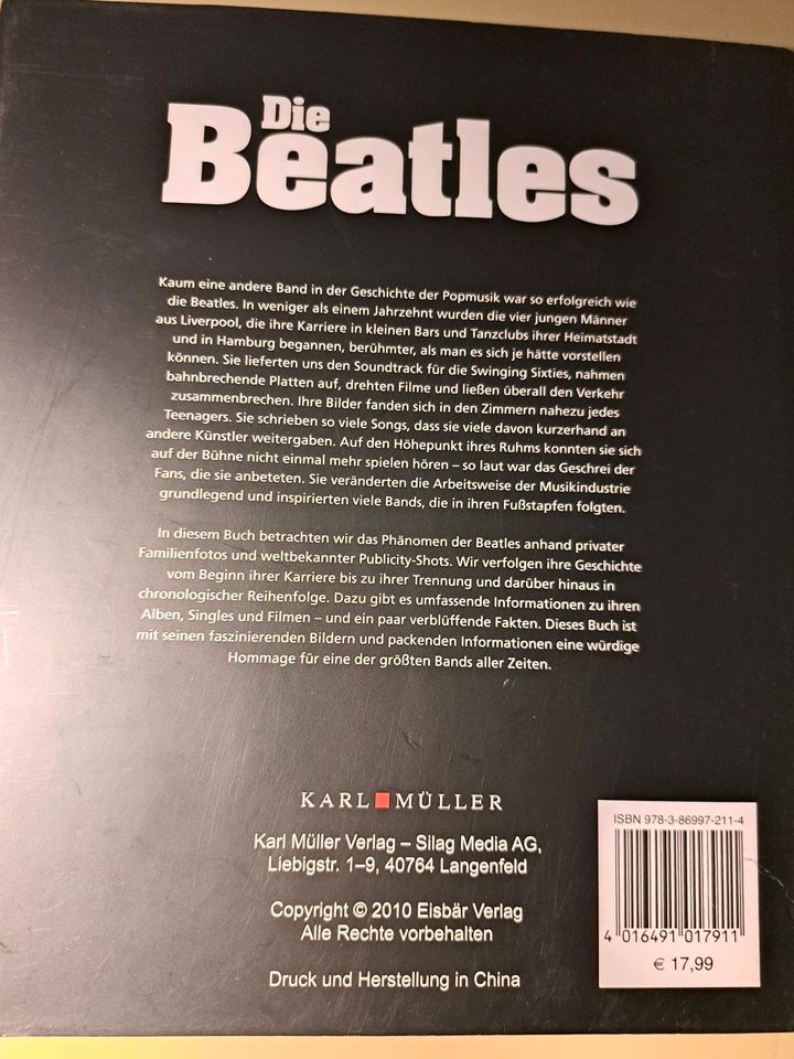 Die Beatles Buch Karl Müller Hartband in Altenburg