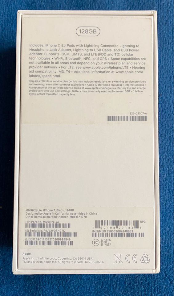 iPhone 7 Originalverpackung in Marl