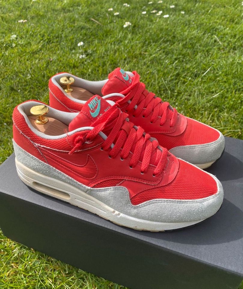 Nike Air Max 1 Essential in Gr. 42 "Daring Red" 2014 Jordan Force in Neukirchen-Vluyn