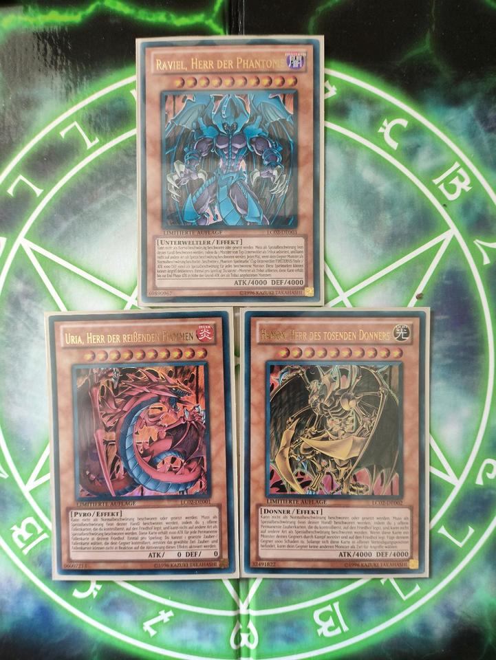 Raviel Uria und Hamon (Göttliche Ungeheuer) Ultra Rare Yugioh in Heidelberg