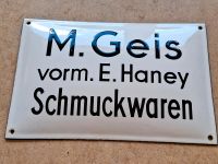 Schmuckwaren M. Geis vorm. E Haney Emailschild Stuttgart - Stuttgart-Süd Vorschau