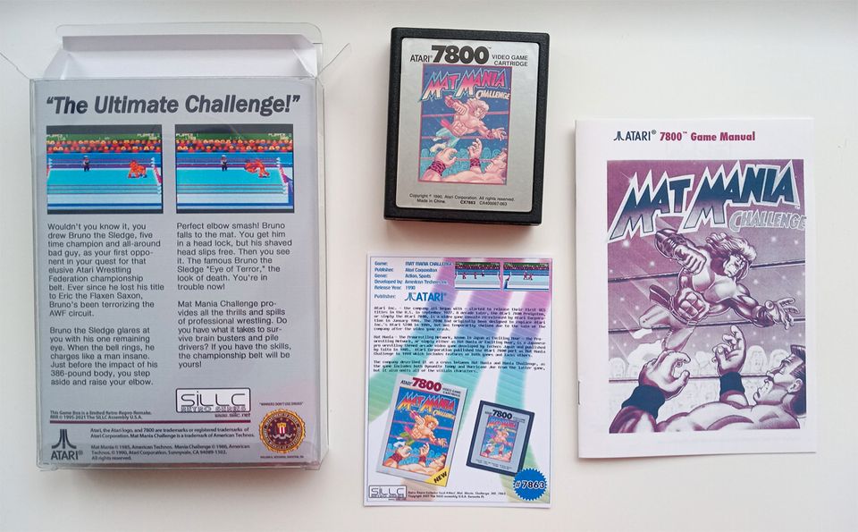 Atari 2600+ / 7800 Spiel Mat Mania Challenge inkl. Box + Karte in Köln