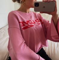 Weekday Pullover Vera Sweatshirt Pink rot HD Love Köln - Ehrenfeld Vorschau