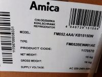 Tischkühlschrank Amica KB15150W,45 Liter nie benutzt Originalver. Niedersachsen - Zernien Vorschau