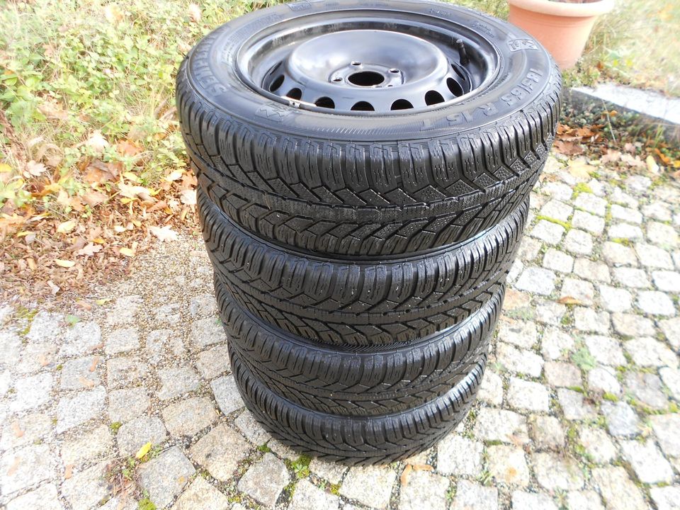 4 Winterreifen SEMPERIT MASTER-GRIP 2 - 185 / 65 R 15 m.Stahlfelg in Regensburg