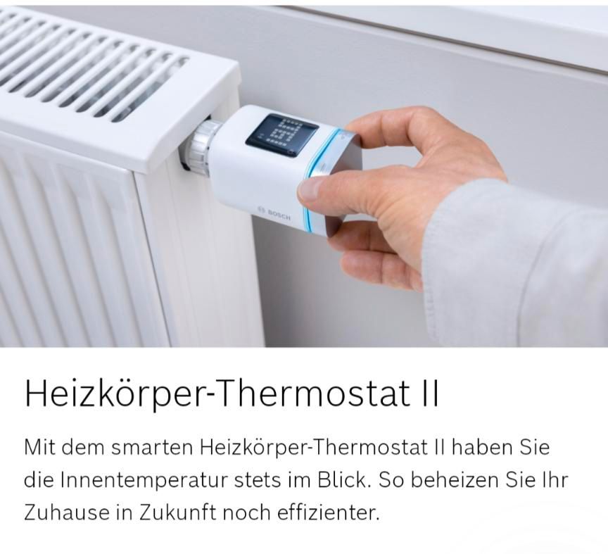 Smart Home Heizung Heizkörperthermostat und Controller  von Bosch in Nürnberg (Mittelfr)