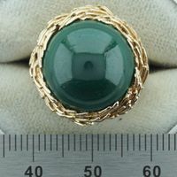 Ring Gold 585 mit Malachit, Malachitring, Goldring Rheinland-Pfalz - Friedelsheim Vorschau