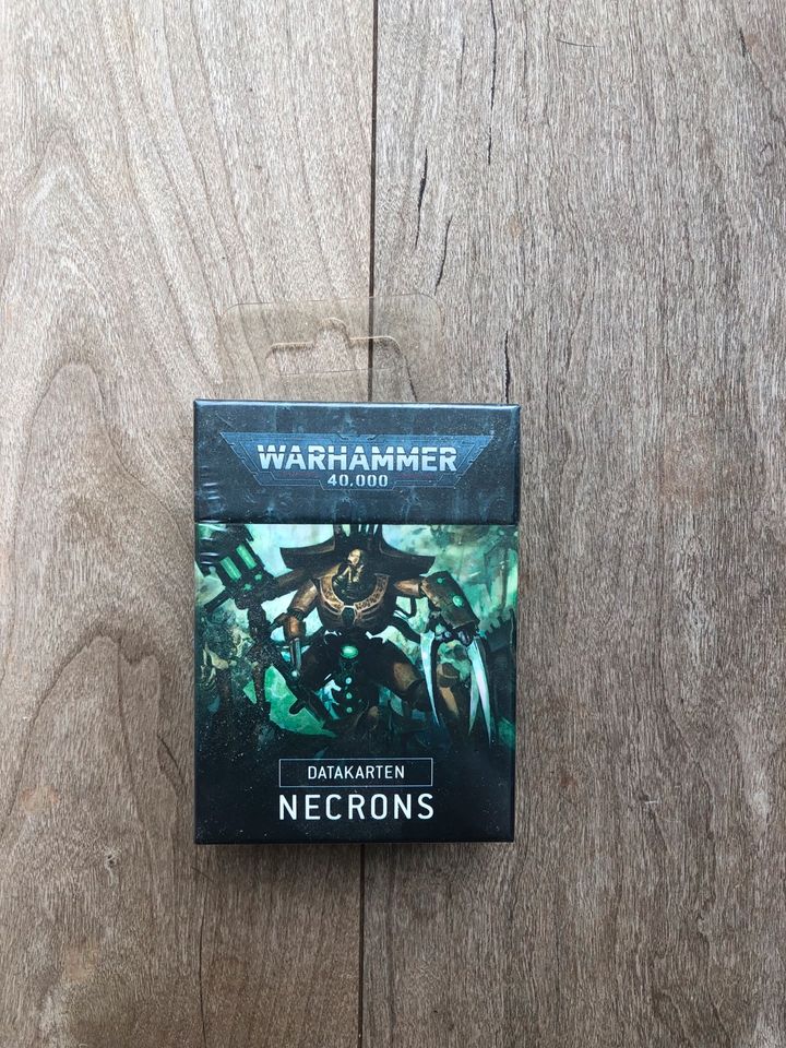 Warhammer 40k Necrons Datakarten in Großaitingen