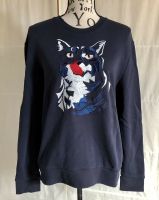 HUGO Boss Sweatshirt Pullover Katze blau Burglesum - Lesum Vorschau
